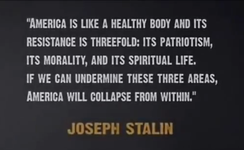 Agenda - Stalin Quote