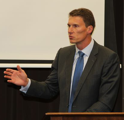 Cory Bernardi Addressing Audience - Sydney Traditionalists 2013