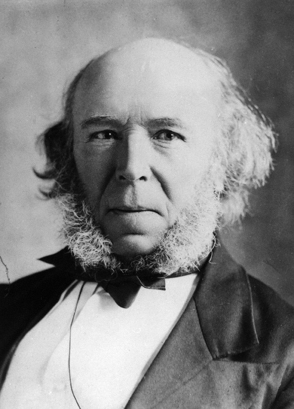 NPG P513; Herbert Spencer by Elliott & Fry