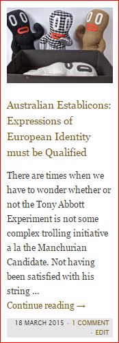 button - european identity must be qualified