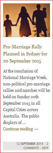 button - pro marriage rally sydney australia