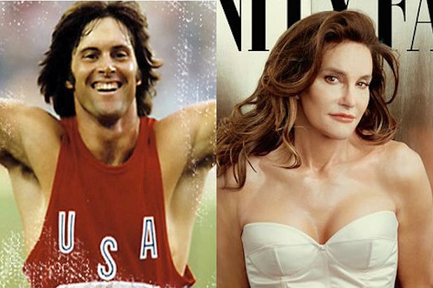 Bruce Jenner pretending to be a woman.